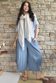 Jo Jo Quirky Hopsack Crop Pant Denim 